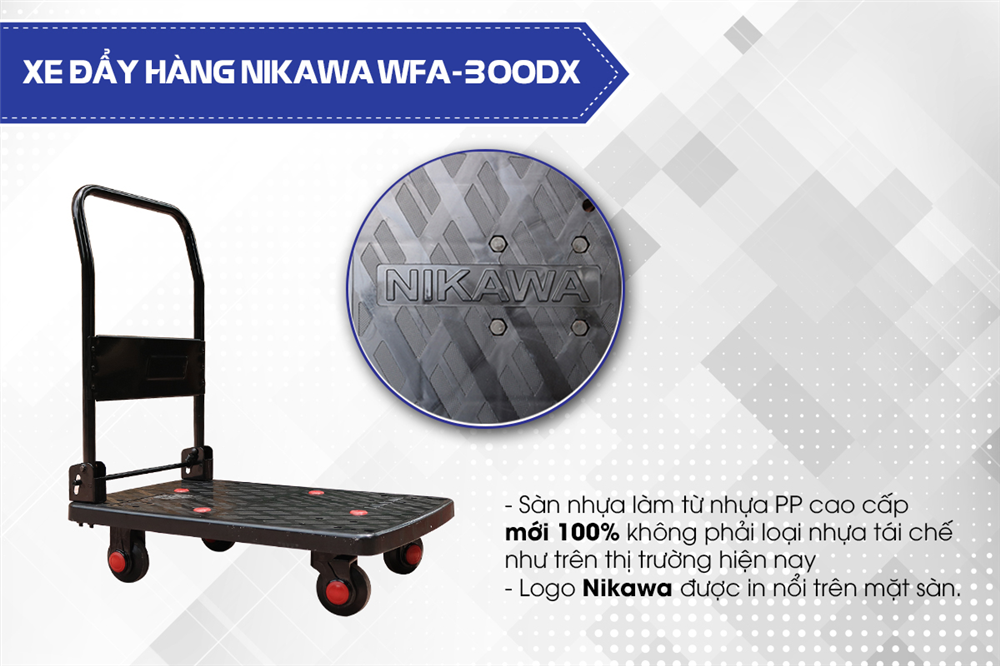 Xe đẩy hàng hóa Nikawa WFA-300DX